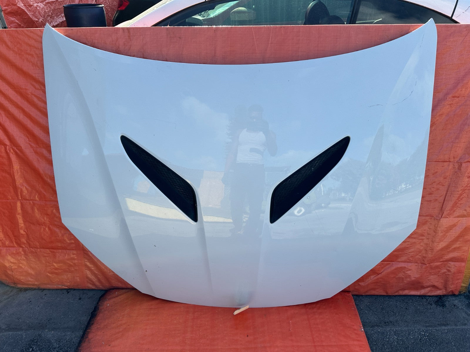 13 16 HYUNDAI GENESIS COUPE   HOOD BONNETT ASSEMBLY W/ ALL SCOOPS & TRIM OEM 3250