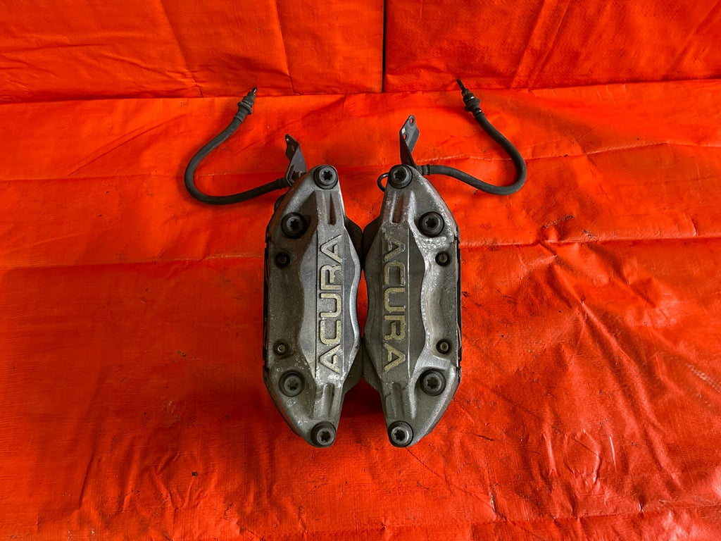 05 12 ACURA RL   4 PISTON BIG BRAKE CALIPER SET   CALIPERS LEFT RIGHT   OEM OE0