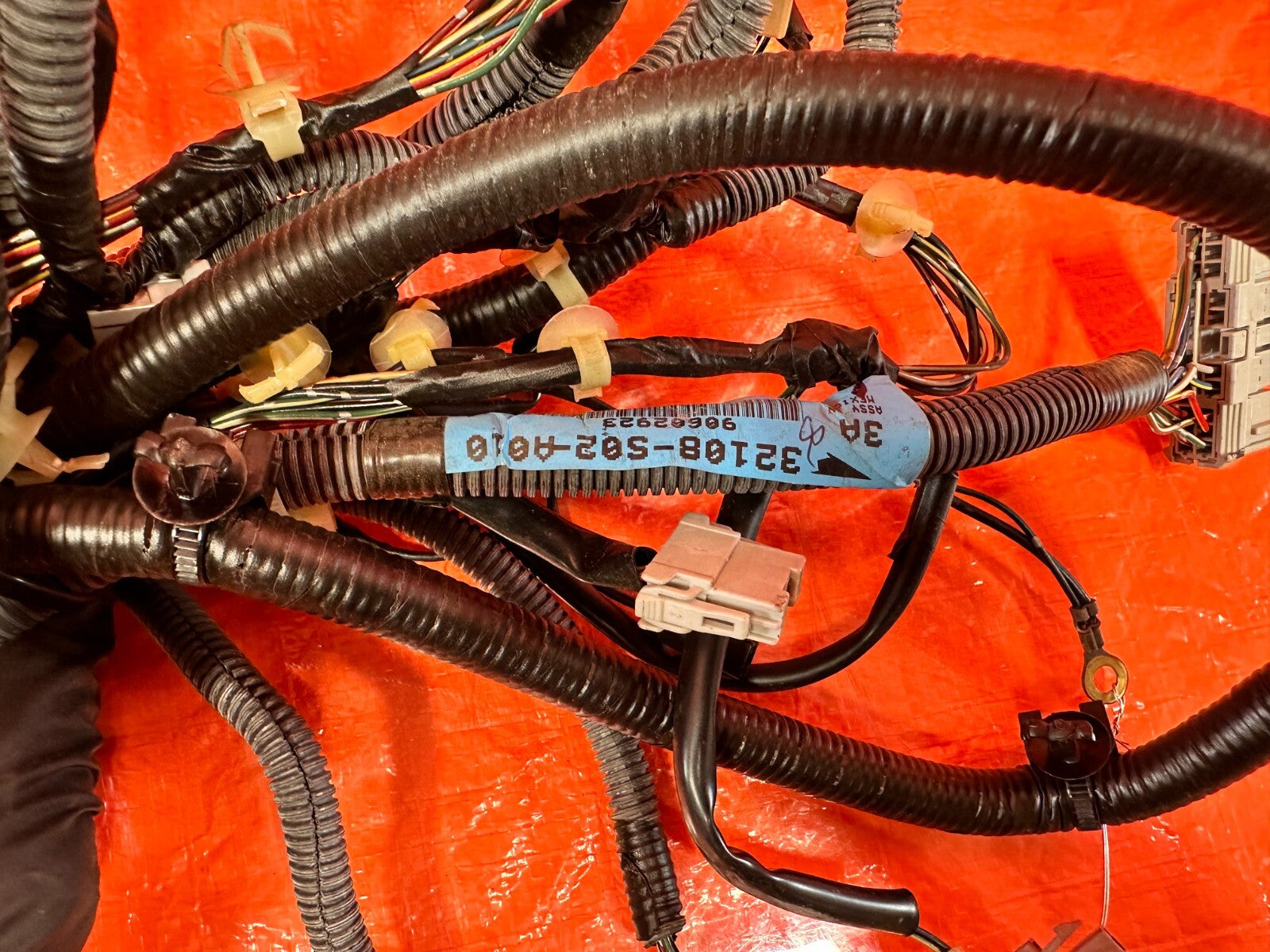 99 00 HONDA CIVIC 2D COUPE EX HX SI   REAR TRUNK WIRING HARNESS WIRE OEM #BLUEM19
