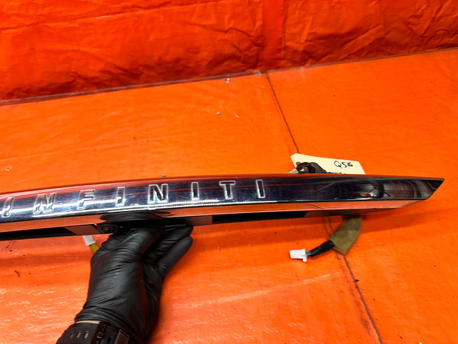 14-24 INFINITI Q50 4D REAR TRUNK LID MOLDING TRIM BACK UP REAR VIEW CAMERA #Q506