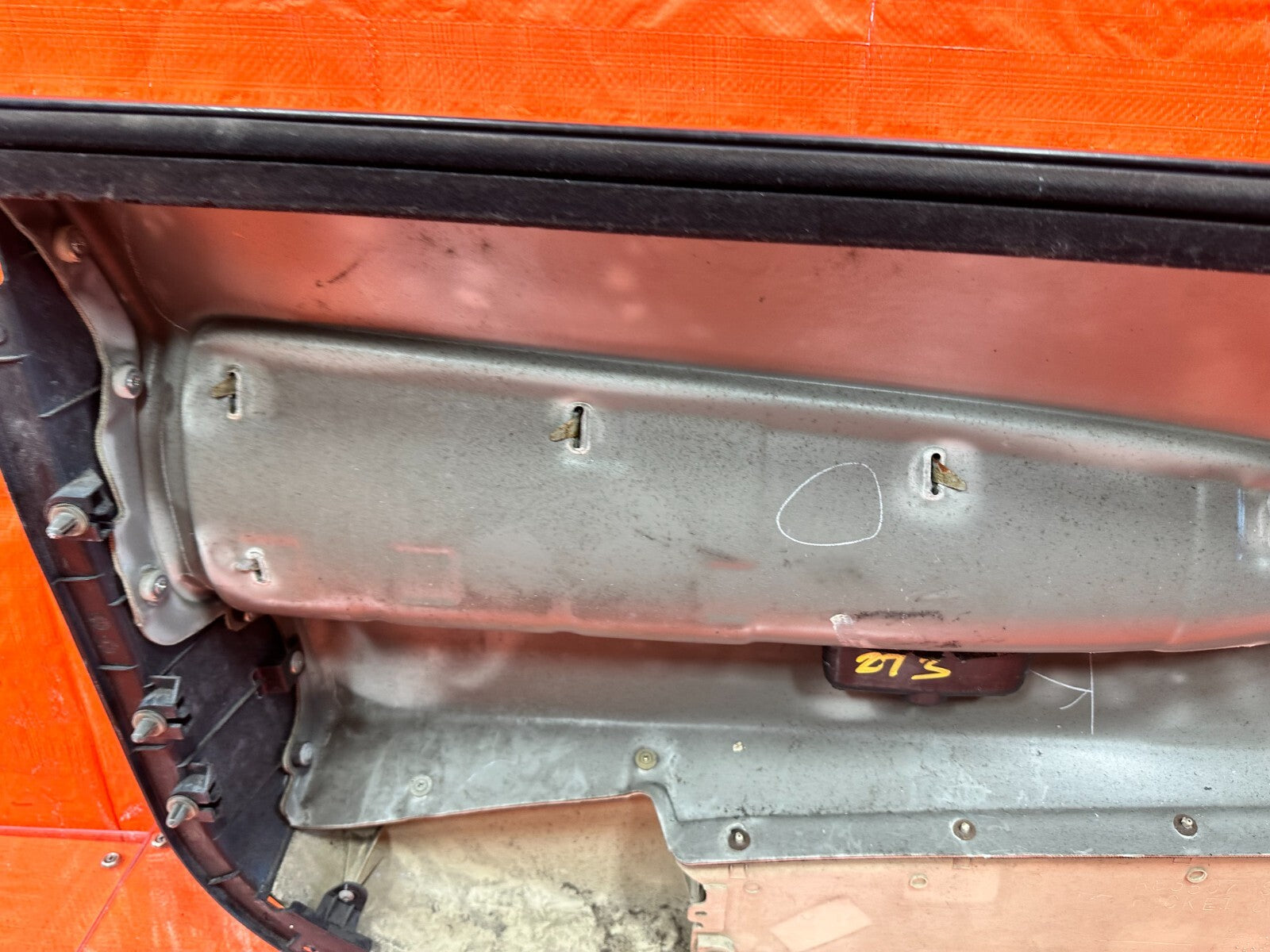 92 94 HONDA PRELUDE   PASSENGER RIGHT DOOR PANEL CARD INSERT OEM FACTORY #27322