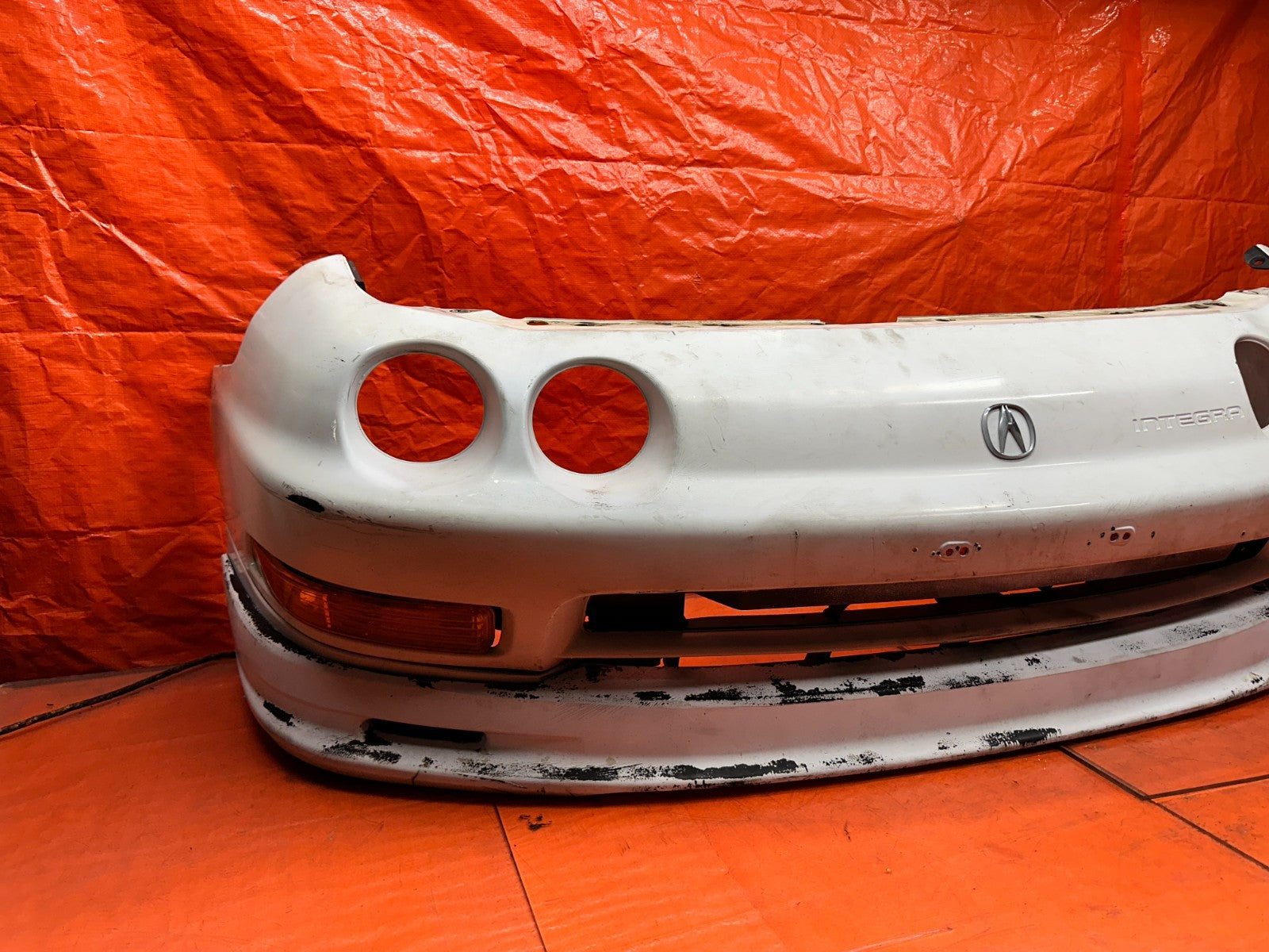 94-01 ACURA INTEGRA FRONT BUMPER COVER ASSEMBLY WITH MUGEN LIP OEM #34014
