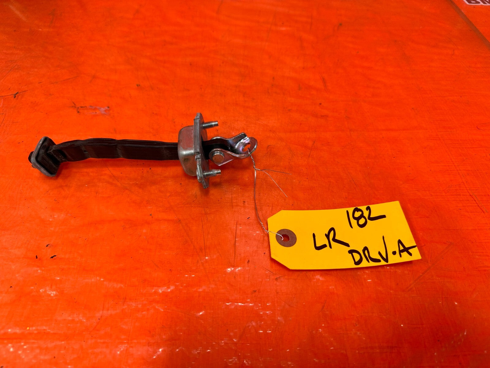 15 21 SUBARU WRX & STI DRIVER LEFT REAR DOOR CHECKER HINGE ARM STOPPER OEM #1820