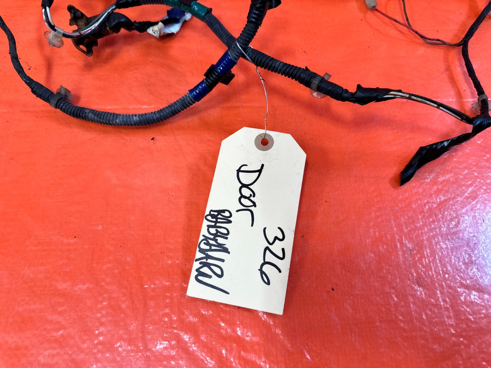 90 91 HONDA CIVIC HATCHBACK   LEFT & RIGHT DOOR SPEAKER WIRE HARNESS   OEM 3278