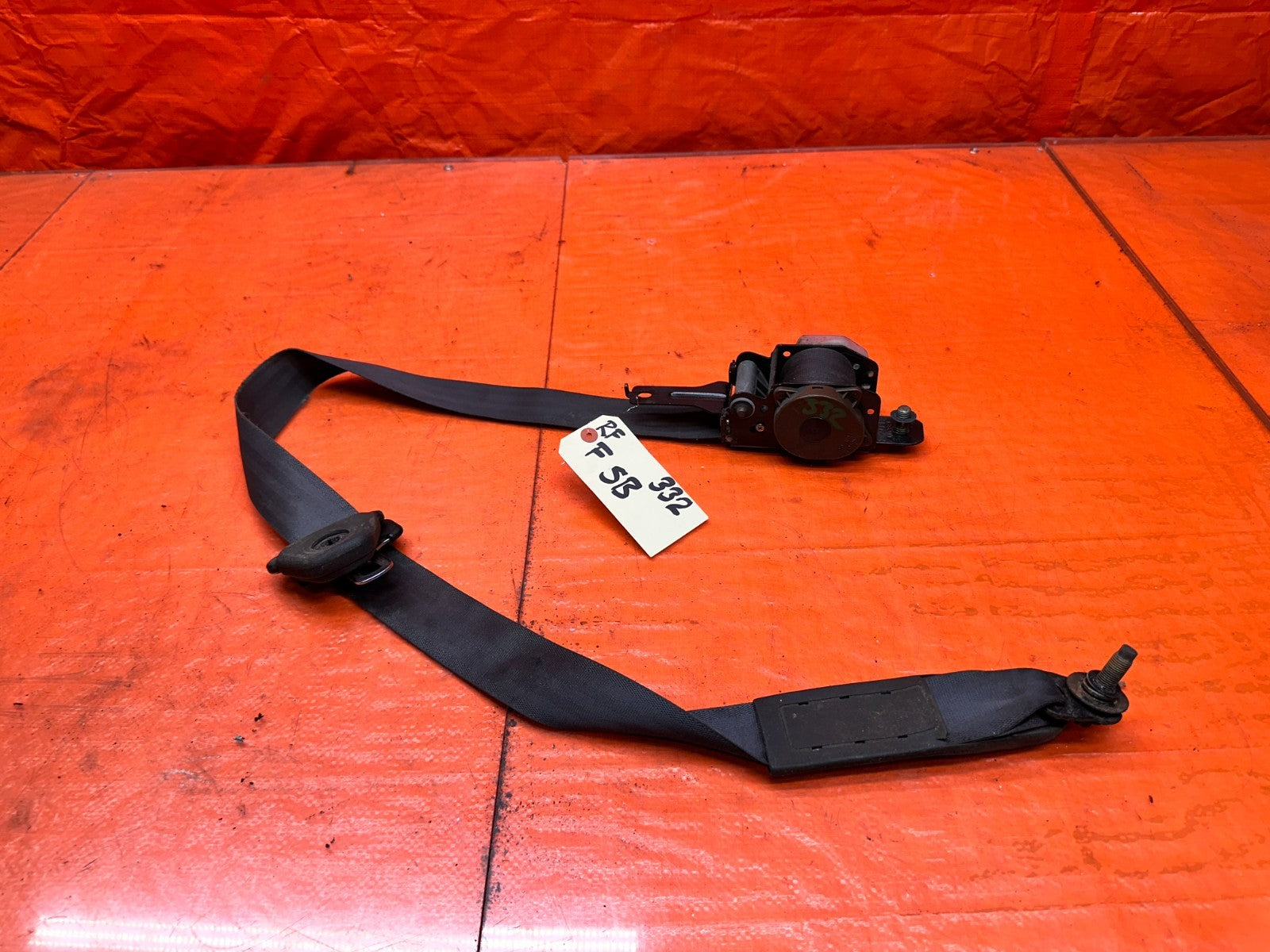 92 96 HONDA PRELUDE RIGHT FRONT SEAT BELT RETRACTOR OEM #3320