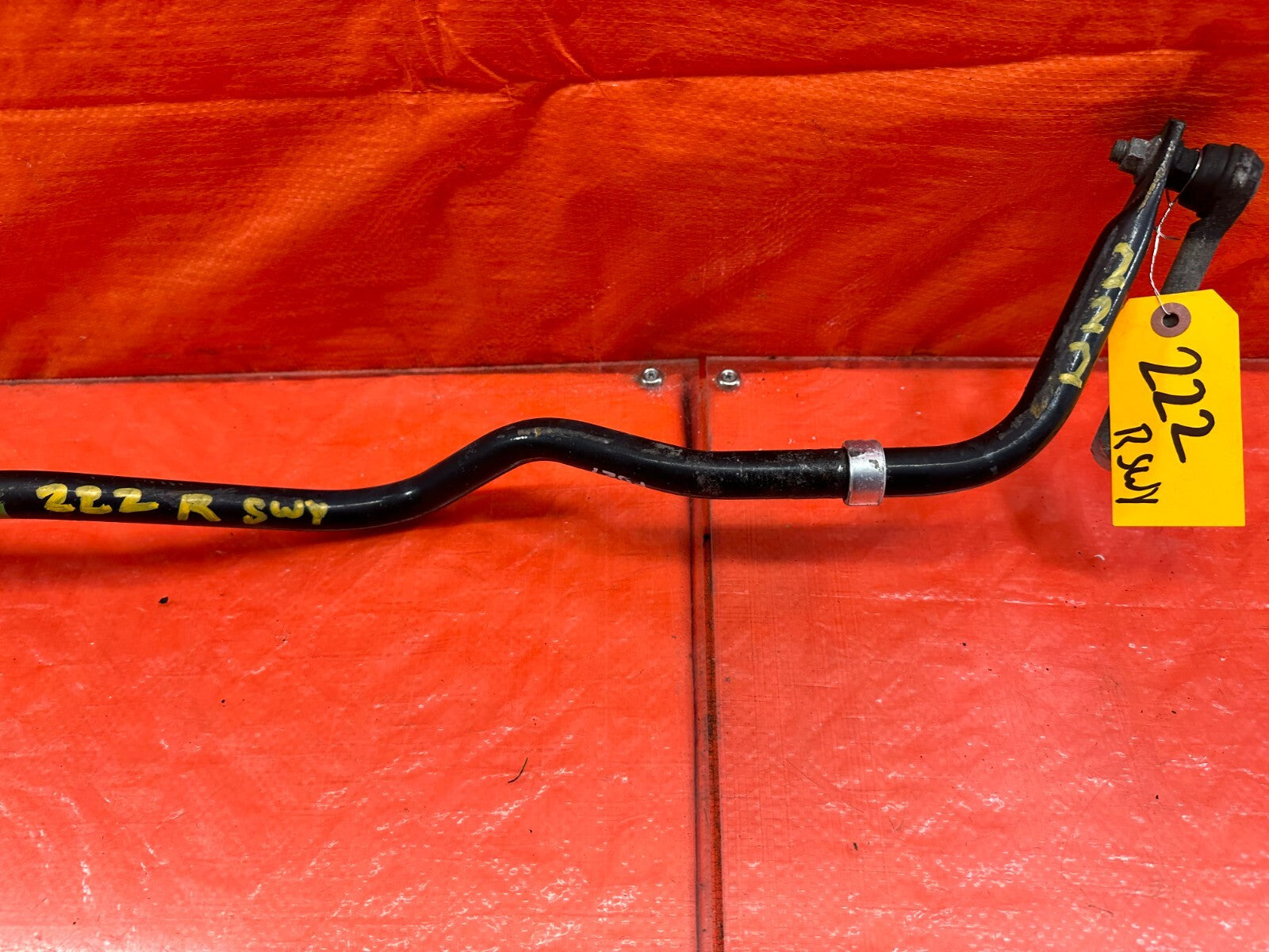 16 20 INFINITI Q50   RED SPORT 400   REAR SWAY ANTI ROLL STABILIZER BAR OEM #2222