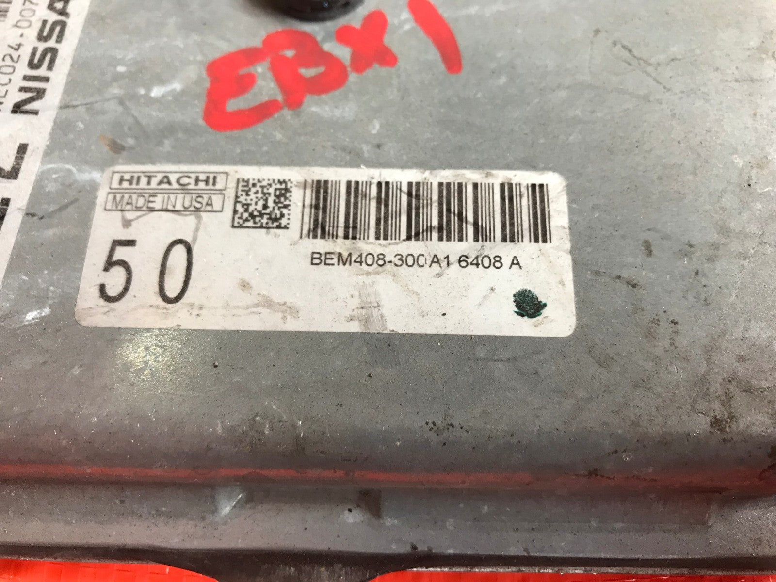 OEM 2016 16 NISSAN ALTIMA ENGINE COMPUTER ECU ECM EBX   PART # BEM408 300A11