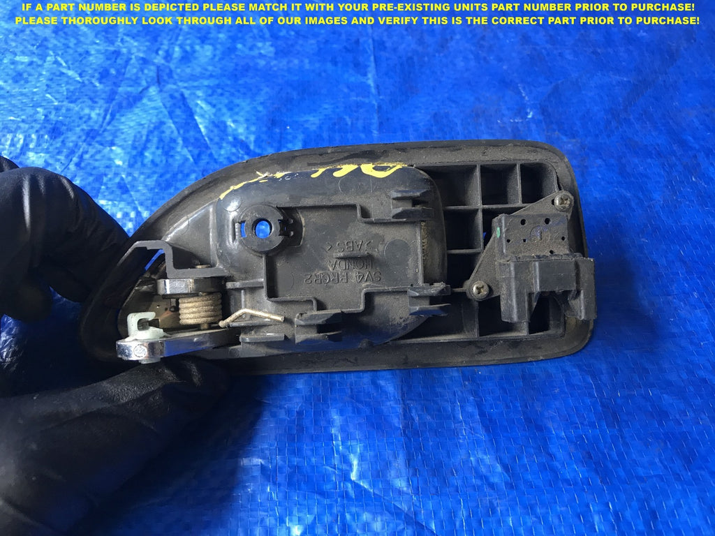 OEM 94 1995 1996 HONDA ACCORD SEDAN PASSENGER RIGHT REAR INTERIOR DOOR HANDLE 1
