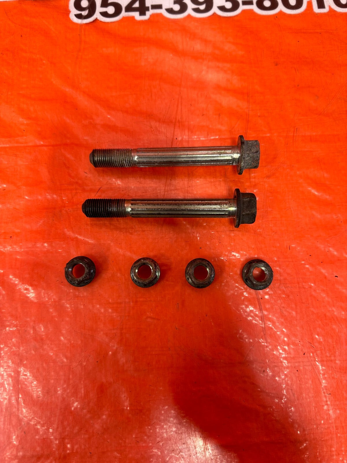 97 01 HONDA PRELUDE   REAR SHOCK TO LOWER CONTROL ARM BOLTS HARDWARE OEM #2594