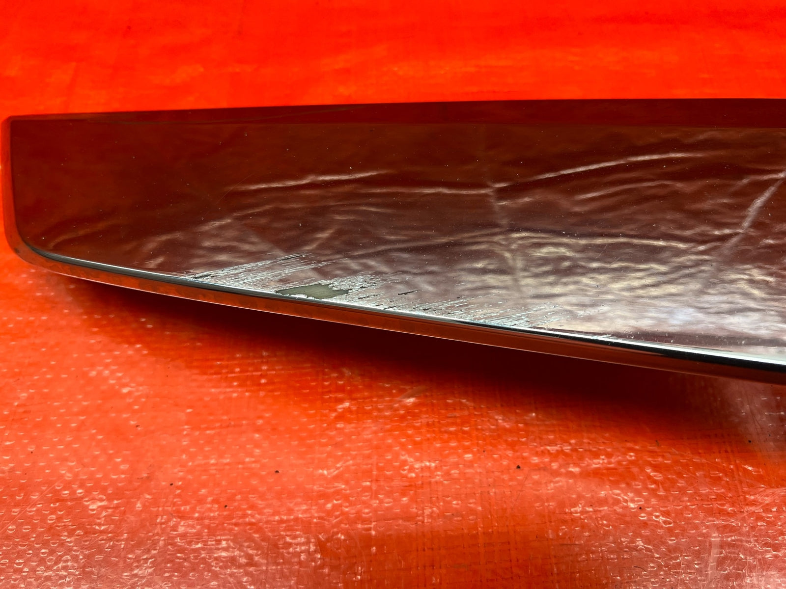 09 10 ACURA TSX   FRONT BUMPER GRILLE   CHROME MOLDING PORTION   FLAW   OEM #16815