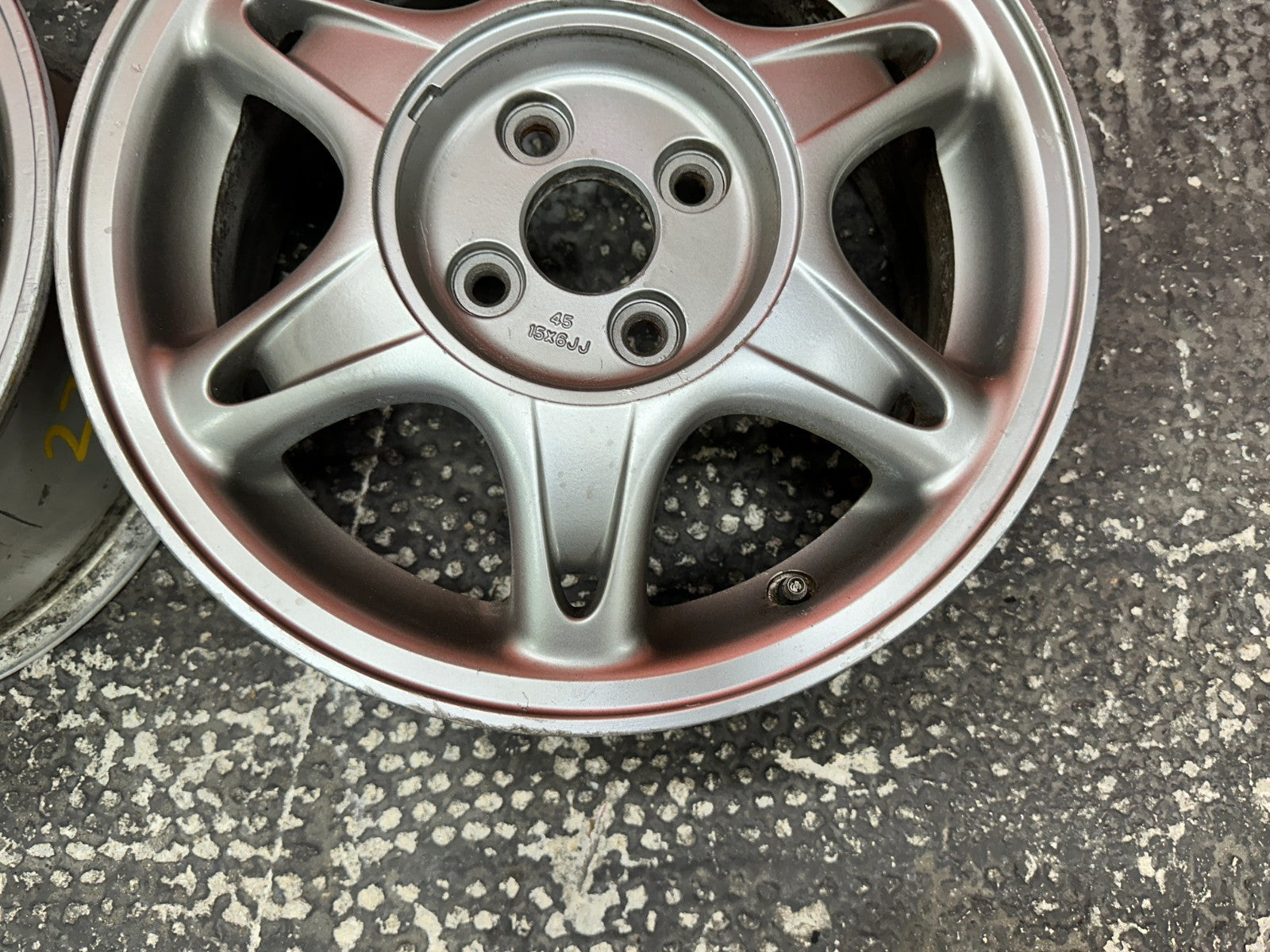 94 01 ACURA INTEGRA SNOWFLAKE WHEELS RIMS OEM FACTORY OE #27416