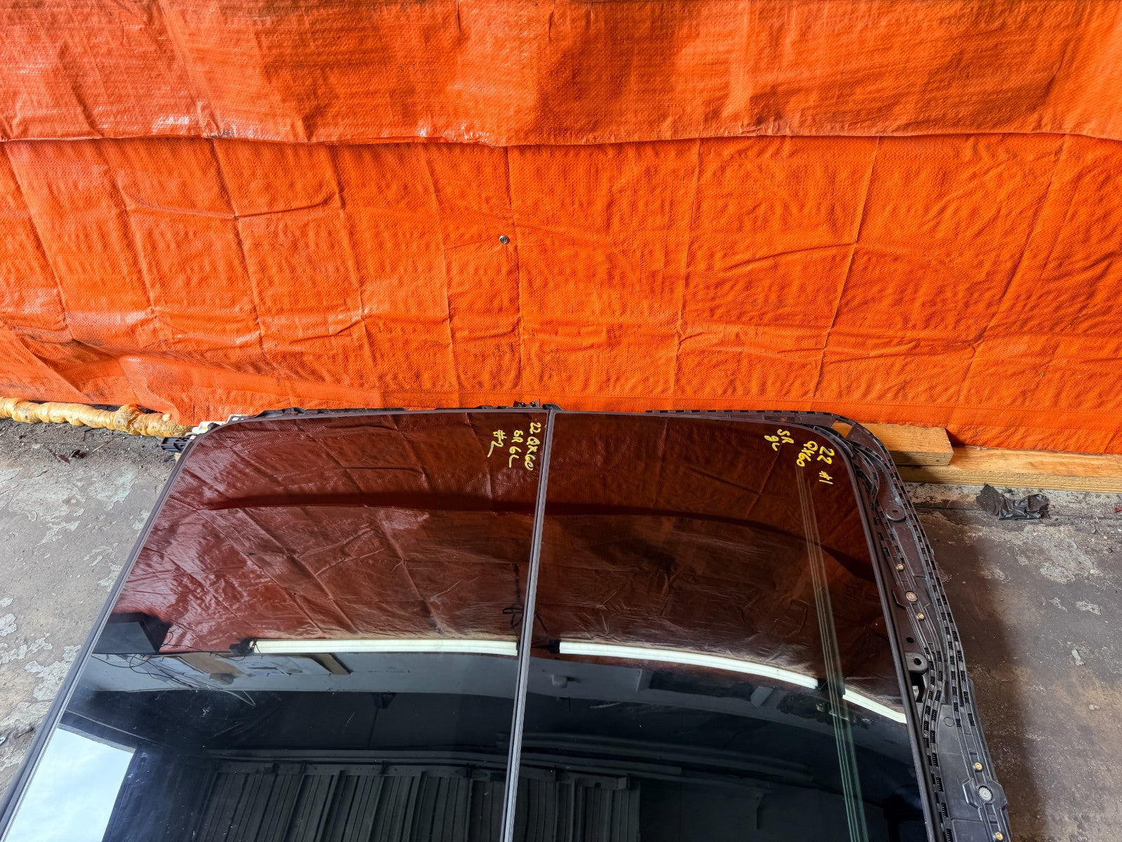 2022-2026 INFINITI QX60 FRONT & REAR PANORAMIC SUNROOF ROOF GLASS PANEL OEM OE13