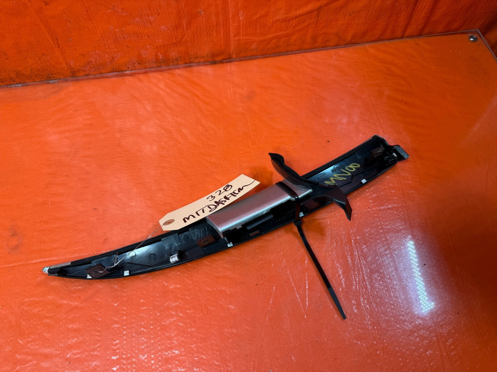 08 13 INFINITI G37 COUPE 2D ALUMINUM DASHBOARD TRIM DASH TRIM   2 PIECE OEM 3286
