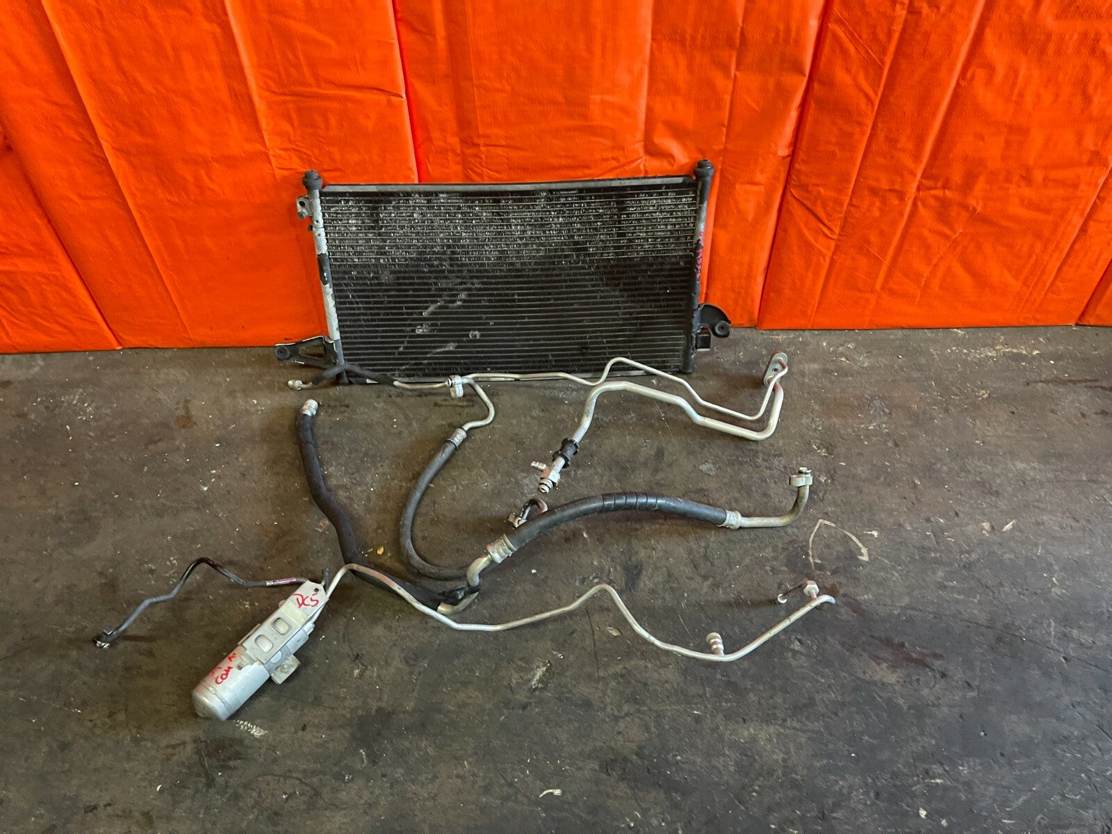 02 06 ACURA RSX TYPE S & BASE   COMPLETE AC LINE SET LINES W/ CONDENSER OEM #391