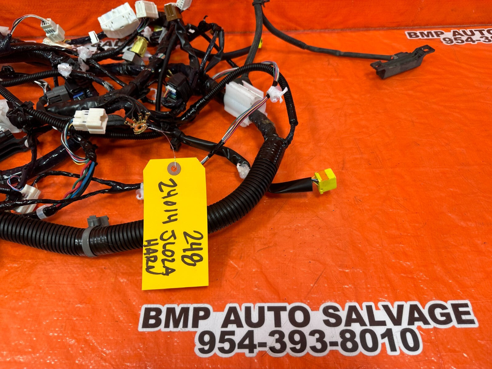 2008 INFINTI G37 COUPE S SPORT   INTERIOR FLOOR WIRING HARNESS WIRE LOOM OEM 2484