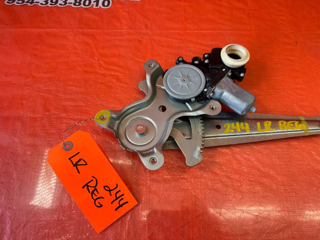 07 12 LEXUS ES350   DRIVER LEFT REAR WINDOW REGULATOR W/ MOTOR   OEM #2446