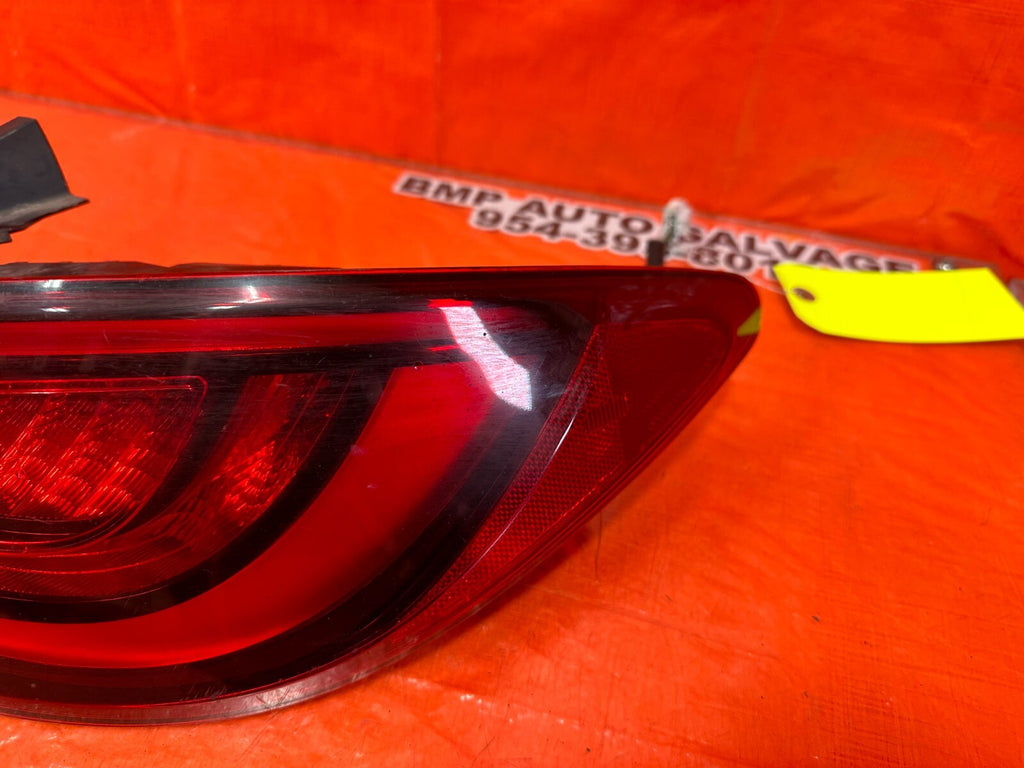 17 20 INFINITI Q60 PASSENGER RIGHT OUTER QUARTER PANEL   TAIL LIGHT LAMP   OEM7