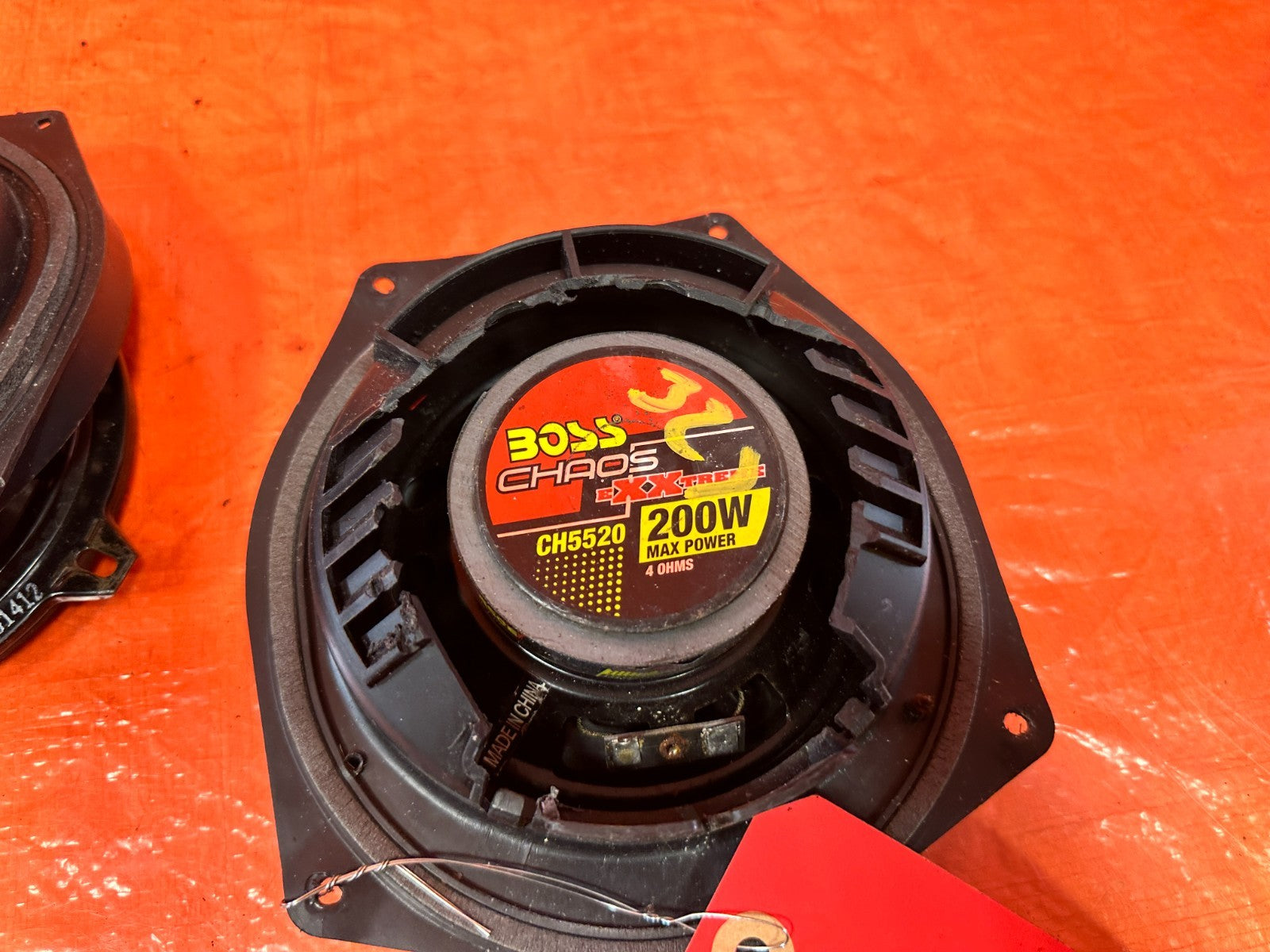 92 95 HONDA CIVIC   2D COUPE   BOSS CHASO CH5520 SPEAKERS   #3276