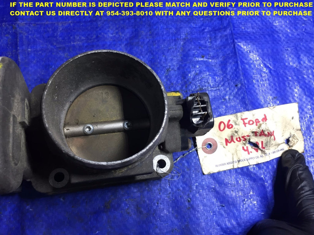 OEM Ford E150 F150 Mustang 4.0L 4.6L 5.4L Throttle Body MATCH PART # 6R3E AA1