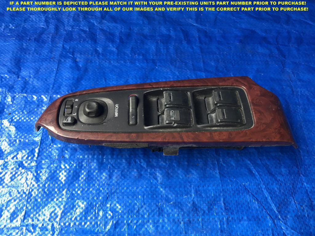 OEM 2003 03 ACURA MDX DRIVER LEFT MASTER WINDOW SWITCH  0