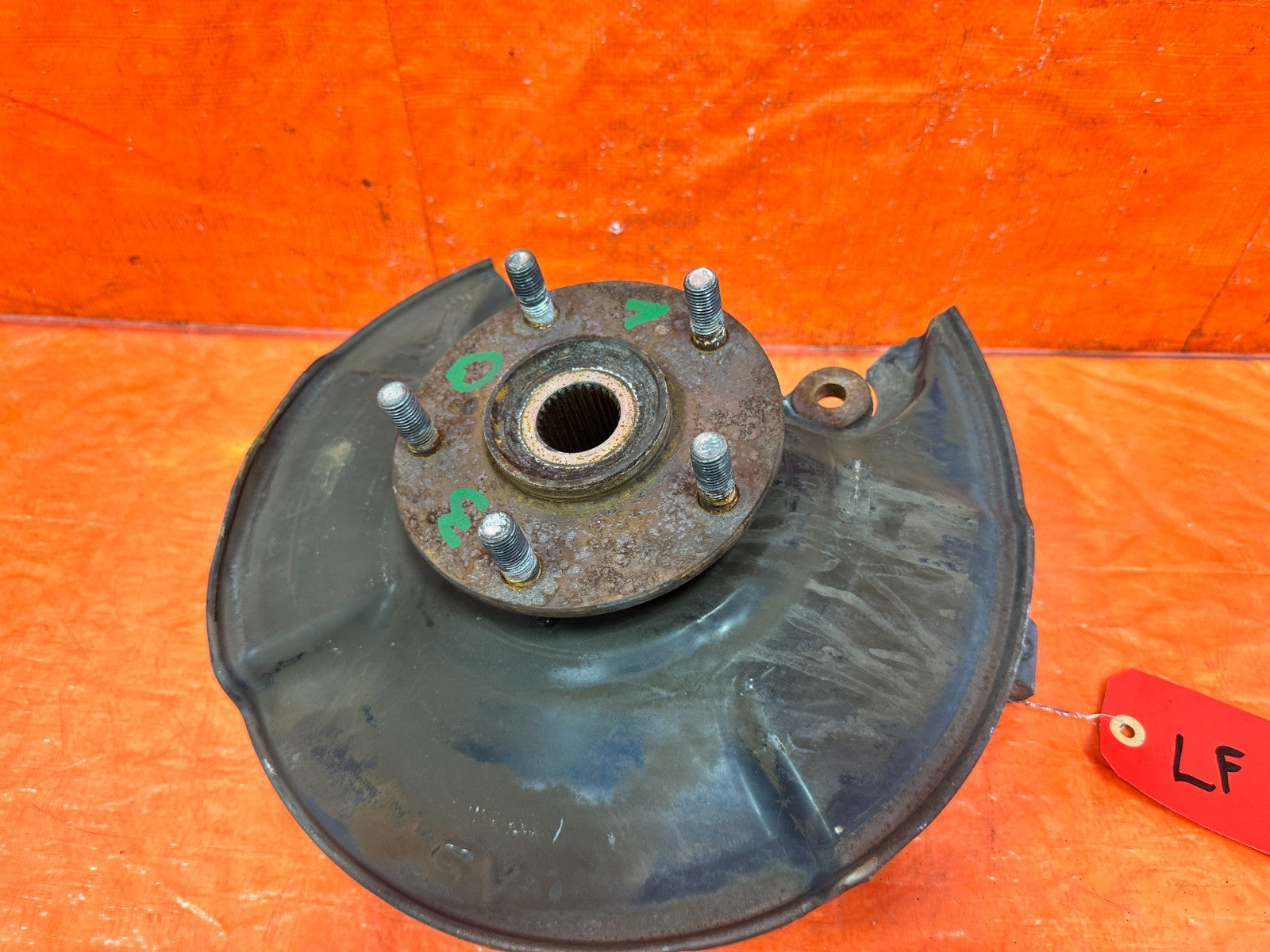 06 11 HONDA CIVIC SI   DRIVER LEFT FRONT SPINDLE KNUCKLE HUB 36MM   OEM OE #3071