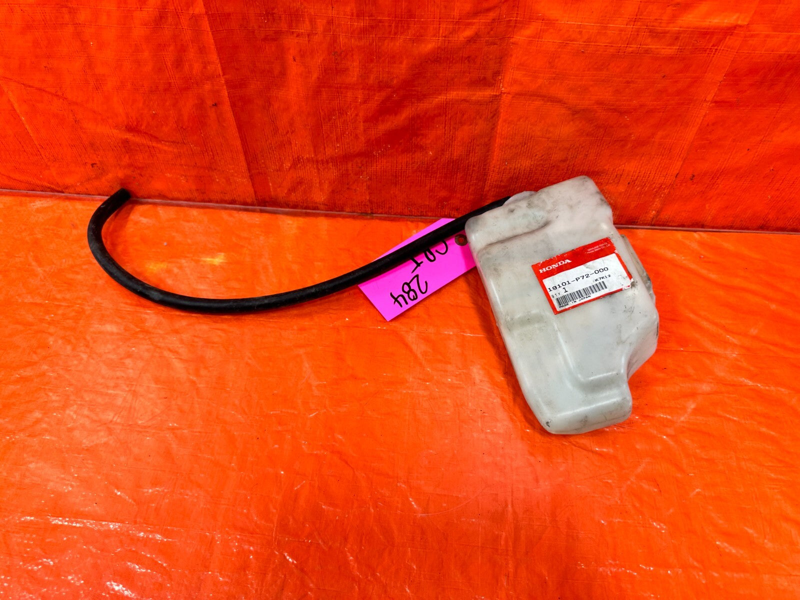 96 00 HONDA CIVIC   COOLANT OVERFLOW RESERVOIR RESERVE TANK BOTTLE   OEM #2844