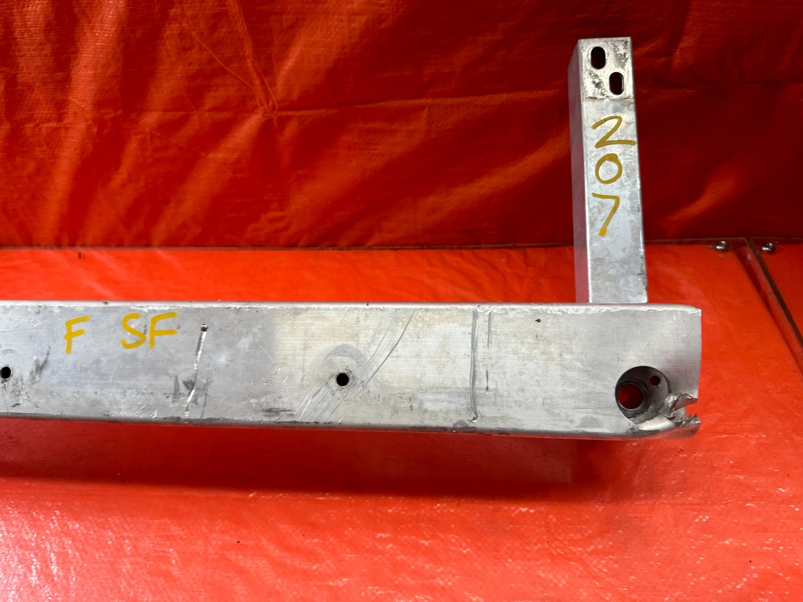 08 15 INFINITI G37 & Q60 FRONT SUB FRAME ENGINE CRADLE ALUMINUM SUPPORT BAR #2075