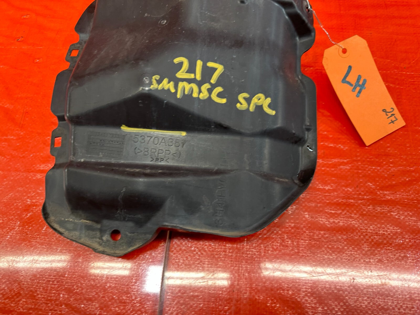 08 15 LANCER EVOLUTION EVO X 10   LINER EXTENSION   DRIVER LEFT SIDE   OEM #2175