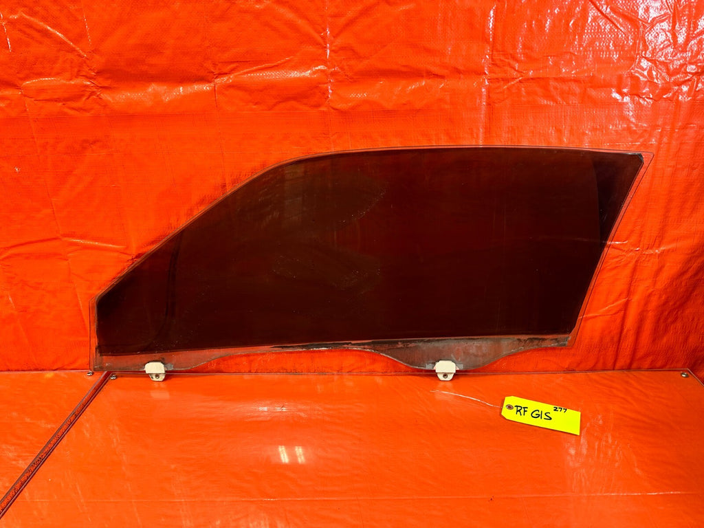 88 91 HONDA CRX   PASSENGER RIGHT FRONT   DOOR GLASS WINDOW   OEM FACTORY #2772