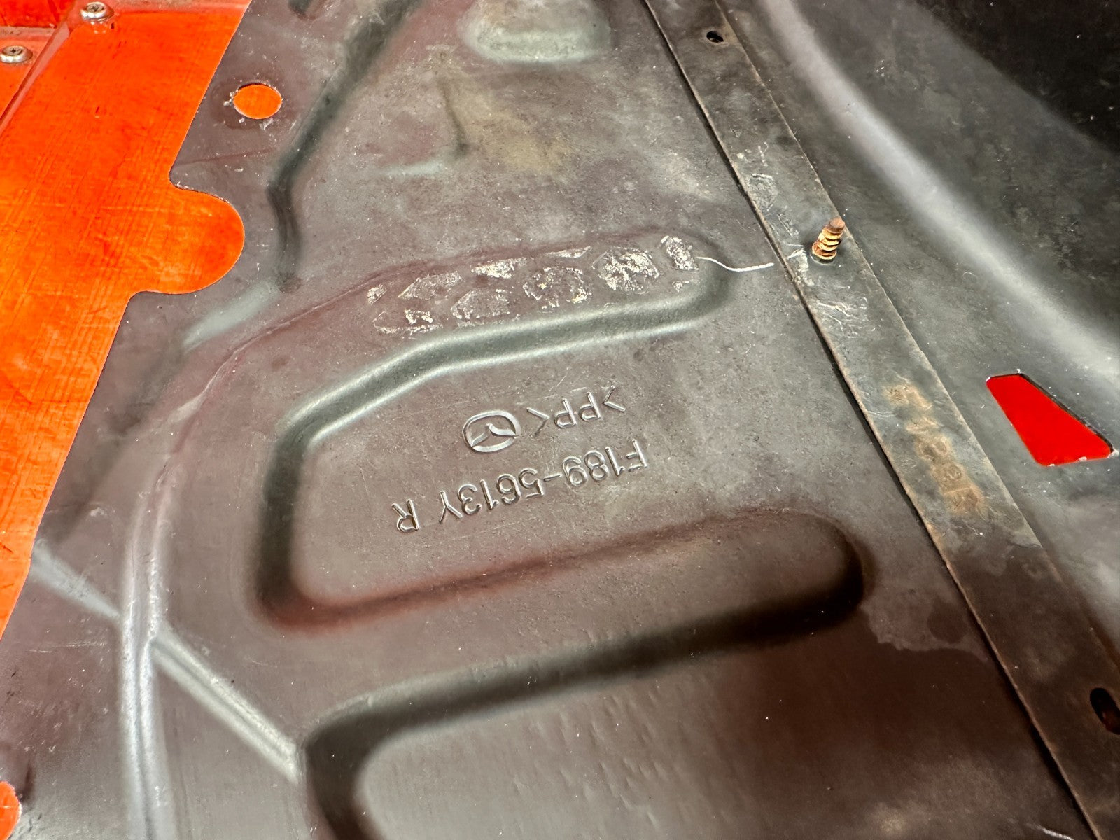 09 11 MAZDA RX8 RX 8   FENDER LINER SPLASH SHIELD   RIGHT FRONT   OEM 3032
