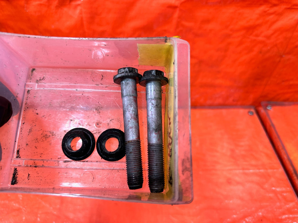 08 15 INFINITI G37 Q60 POWER STEERING RACK MOUNTING BOLTS NUTS HARDWARE OEM #3101