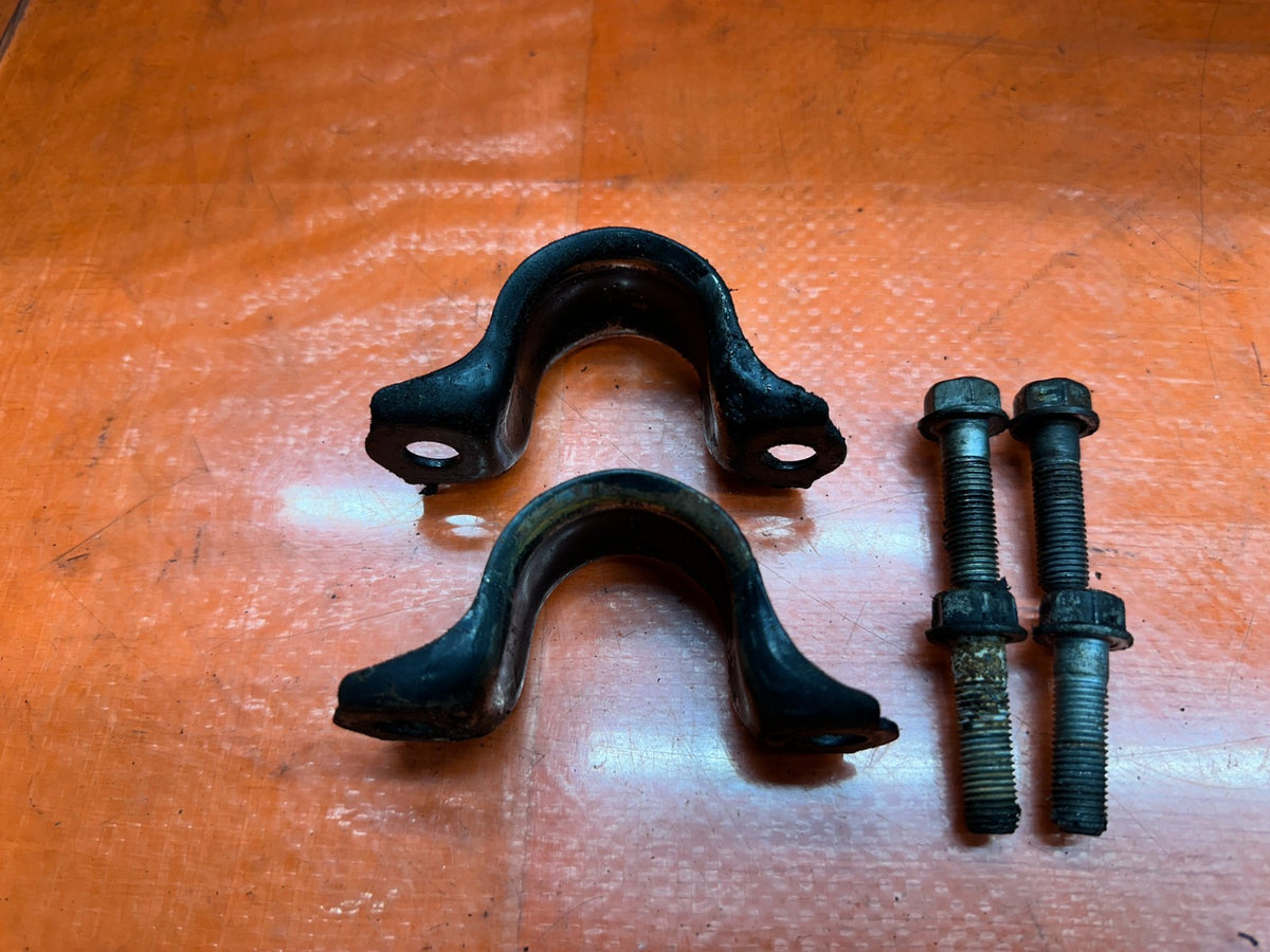 04-08 ACURA TL 3.2L 3.5L V6 FRONT SWAY BAR BRACKETS MOUNT HOLDER PAIR OEM #3474