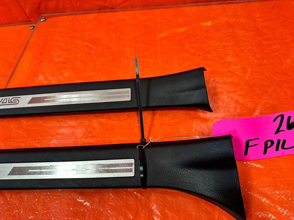 15 21 SUBARU WRX & STI   LEFT AND RIGHT FLOOR PILLARS SCUFF PLATE SET OEM #2665