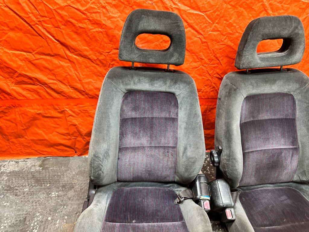 90-93 ACURA INTEGRA DA B17A1 GSR FRONT SEATS PAIR LEFT DRIVER RIGHT PASS OEM 16018
