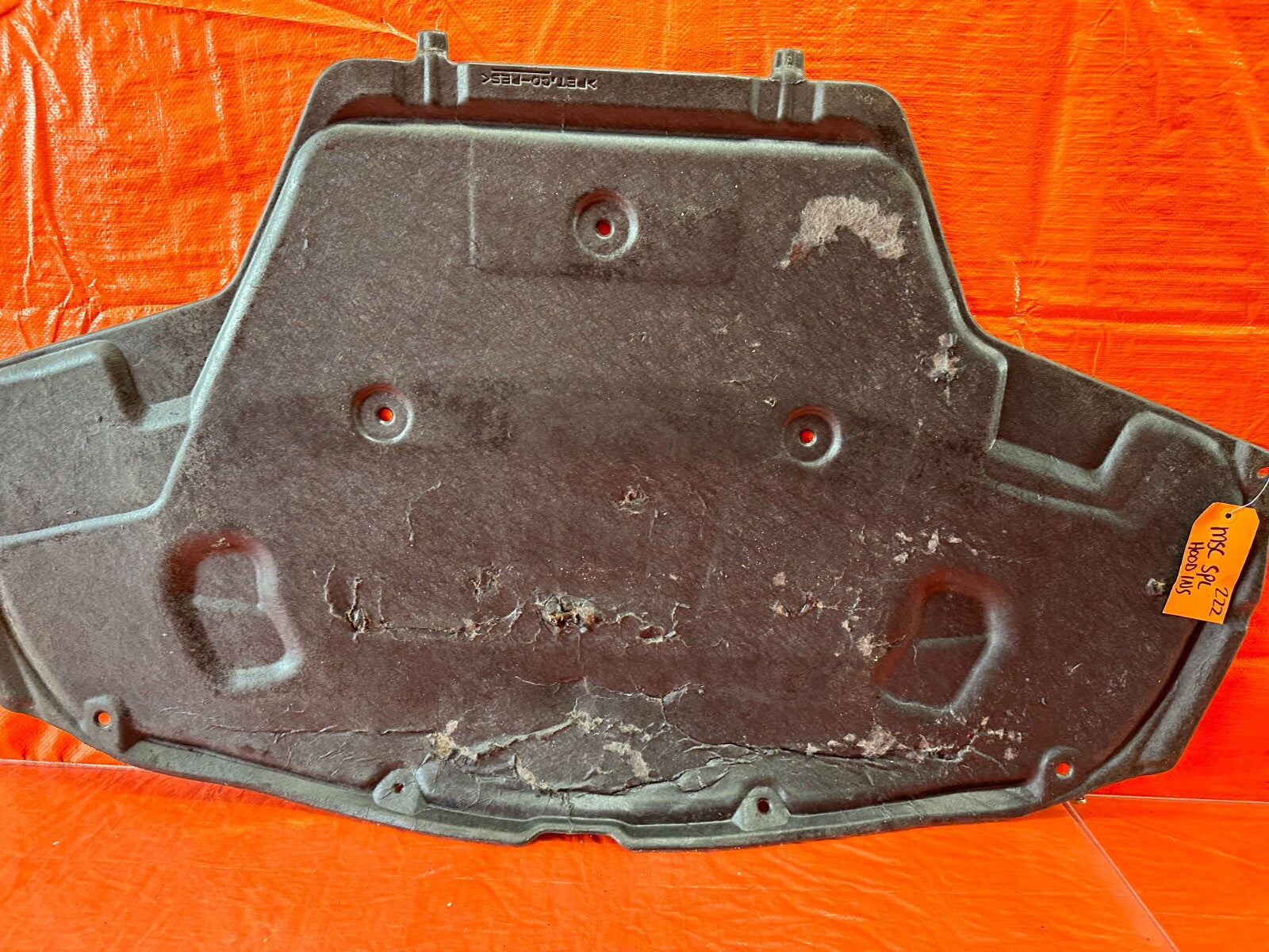 14 20 INFINITI Q50   HOOD BONNET INSULATION INSULATOR PAD   OEM FACTORY #2225