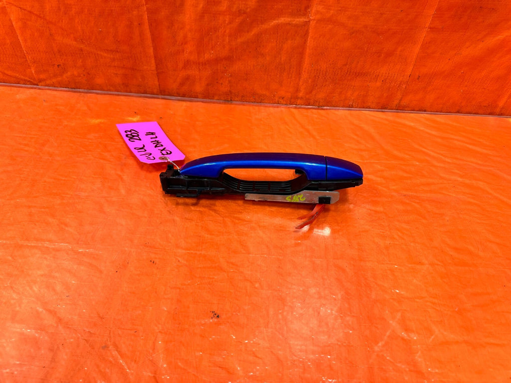 08 14 SUBARU IMPREZA WRX & STI   LEFT REAR EXTERIOR DOOR HANDLE BLUE OEM 2832