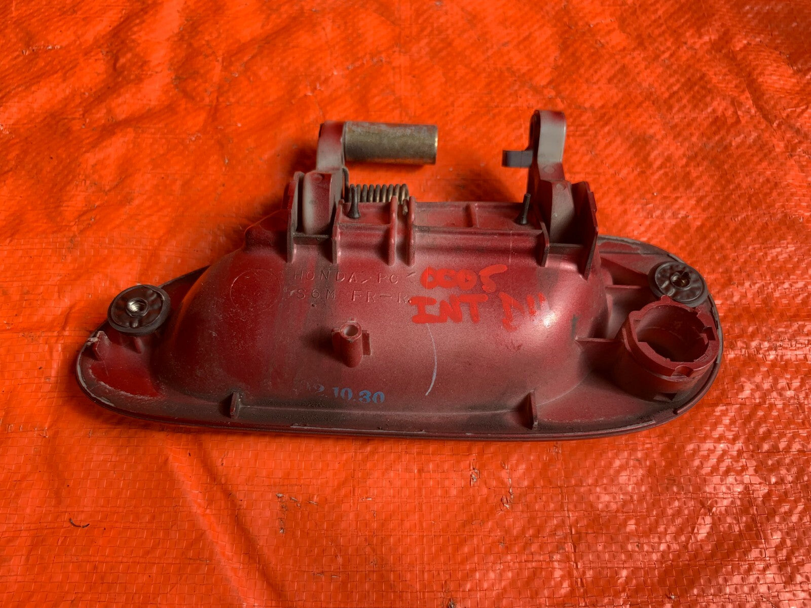 OEM 2003 ACURA RSX TYPE S PASSENGER RIGHT EXTERIOR DOOR HANDLE REDONDO RED PEARL6