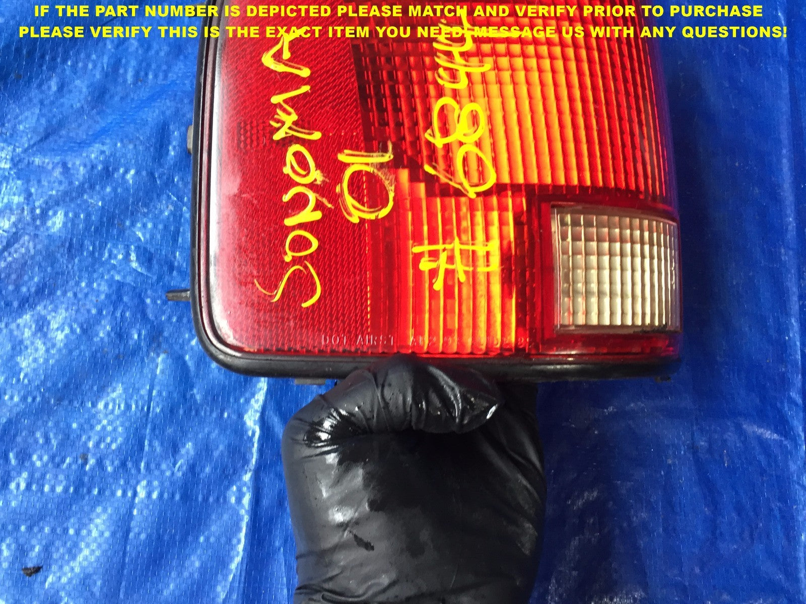 OEM 1994 1995 1996 1997 98 99 00 01 02 CHEVROLET S10 DRIVER LEFT TAIL LIGHT 7A1