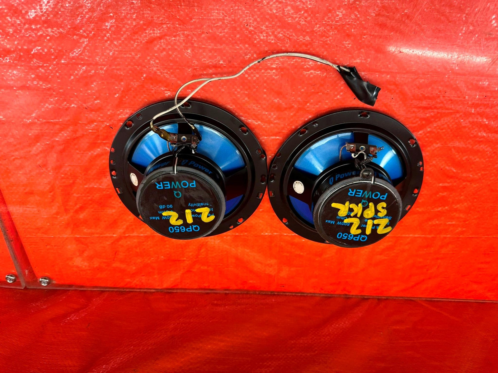 02 06 ACURA RSX    Q POWER QP650 SPEAKERS   #2127