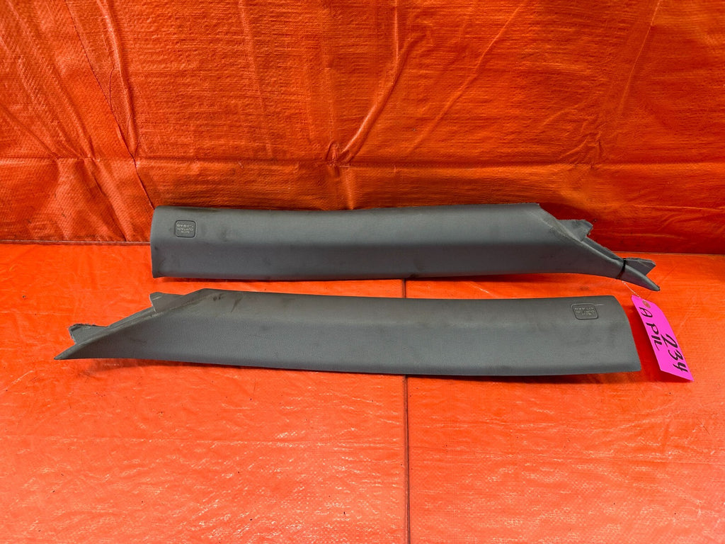 04 08 ACURA TL   LEFT AND RIGHT INTERIOR A PILLARS   MOONLAKE GRAY COLOR OEM 2340