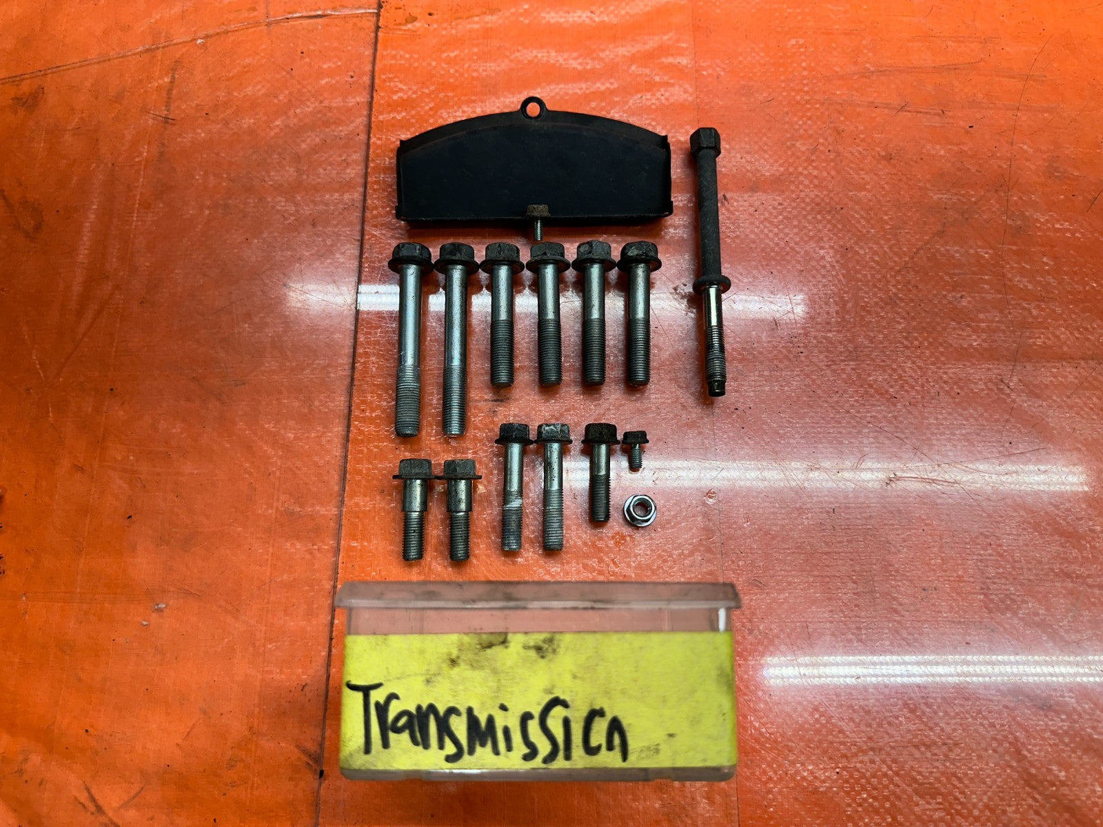 13 15 HONDA CIVIC SI 2.4L MT TRANSMISSION BELLHOUSING BOLTS & FLYWHEEL COVER 3340