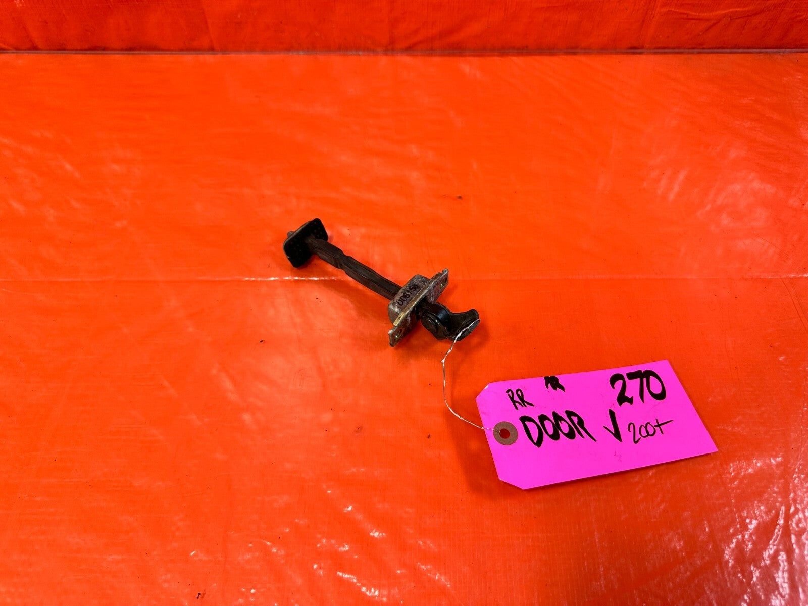 06 11 CIVIC 4D SEDAN   PASSENGER RIGHT REAR DOOR CHECKER HINGE ARM STOPPER #2700