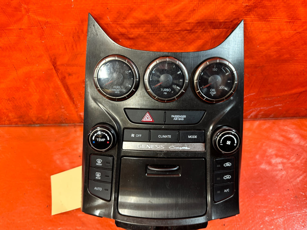 13 16 HYUNDAI GENESIS COUPE AC HEATER CLIMATE CONTROL OIL FUEL TORQUE GAUGE 3265