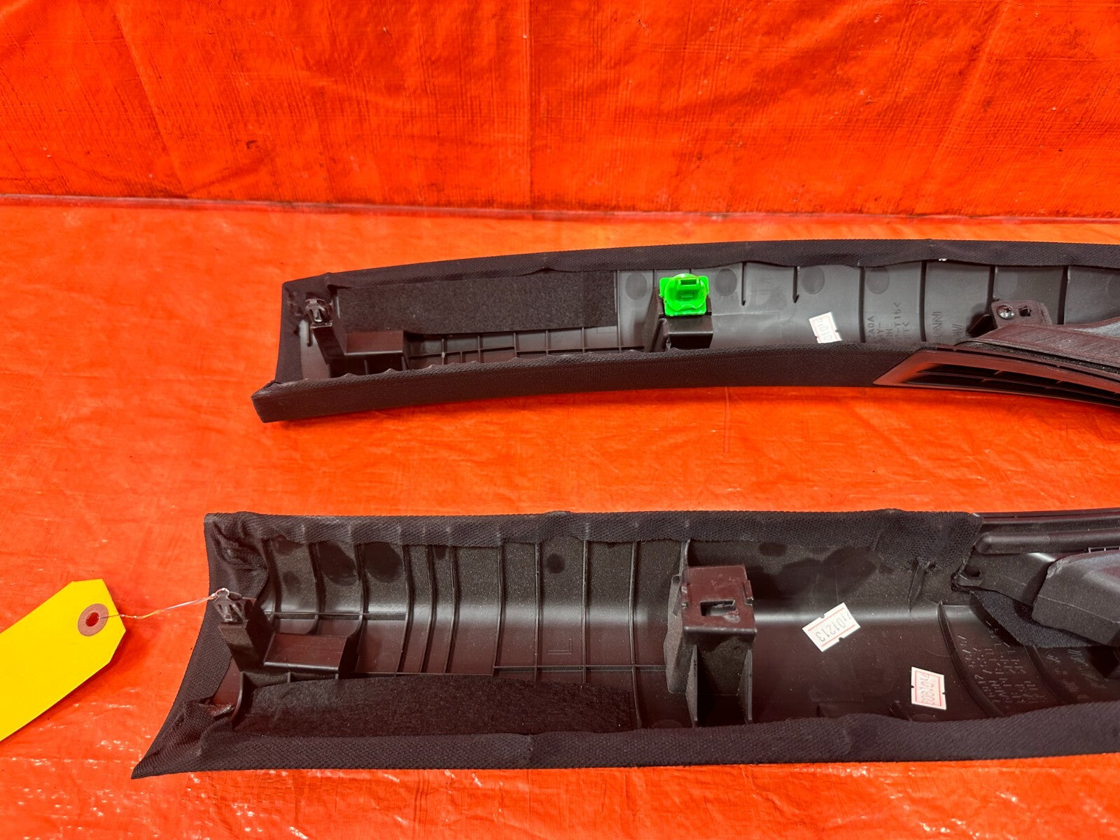 17 20 INFINITI Q60   LEFT & RIGHT A PILLARS   BLACK   OEM FACTORY #28910
