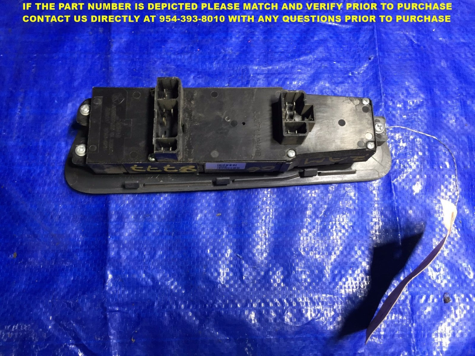 OEM 01 2002 2003 DODGE DAKOTA 2 DOOR DRIVER LEFT MASTER WINDOW SWITCH 211210 1082
