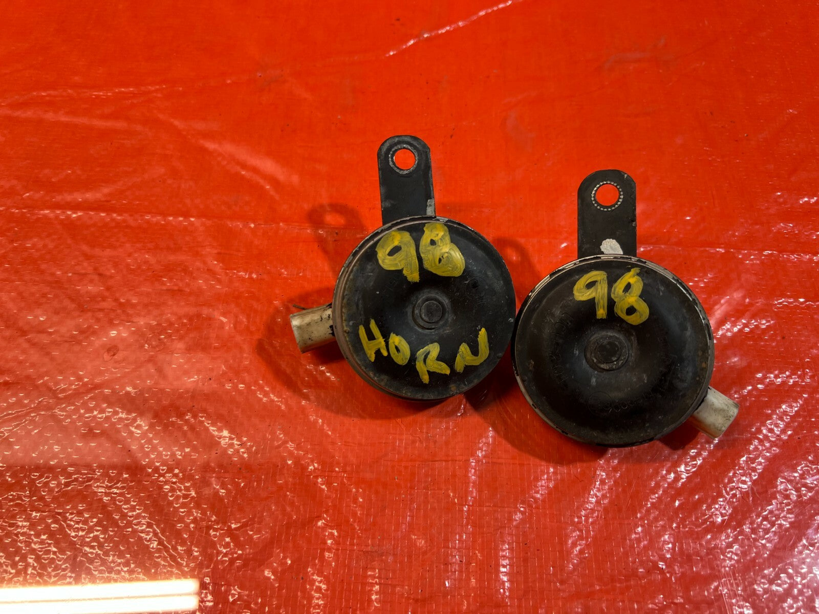2008 08 HONDA CIVIC   SI MODEL   HIGH AND LOW NOTE HORN SET   OEM FACTORY #984
