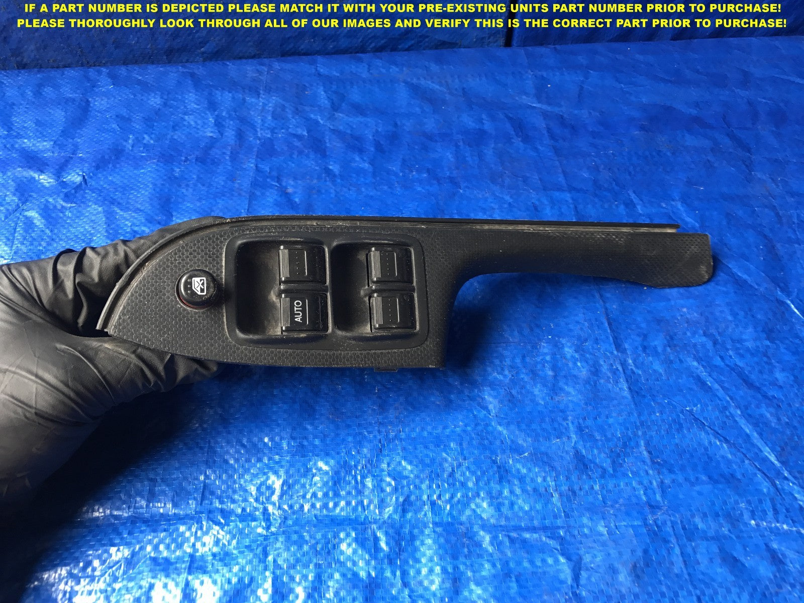 OEM 2001 2002 2003 2004 2005 HONDA CIVIC SEDAN DRIVER LEFT MASTER WINDOW SWITCH0