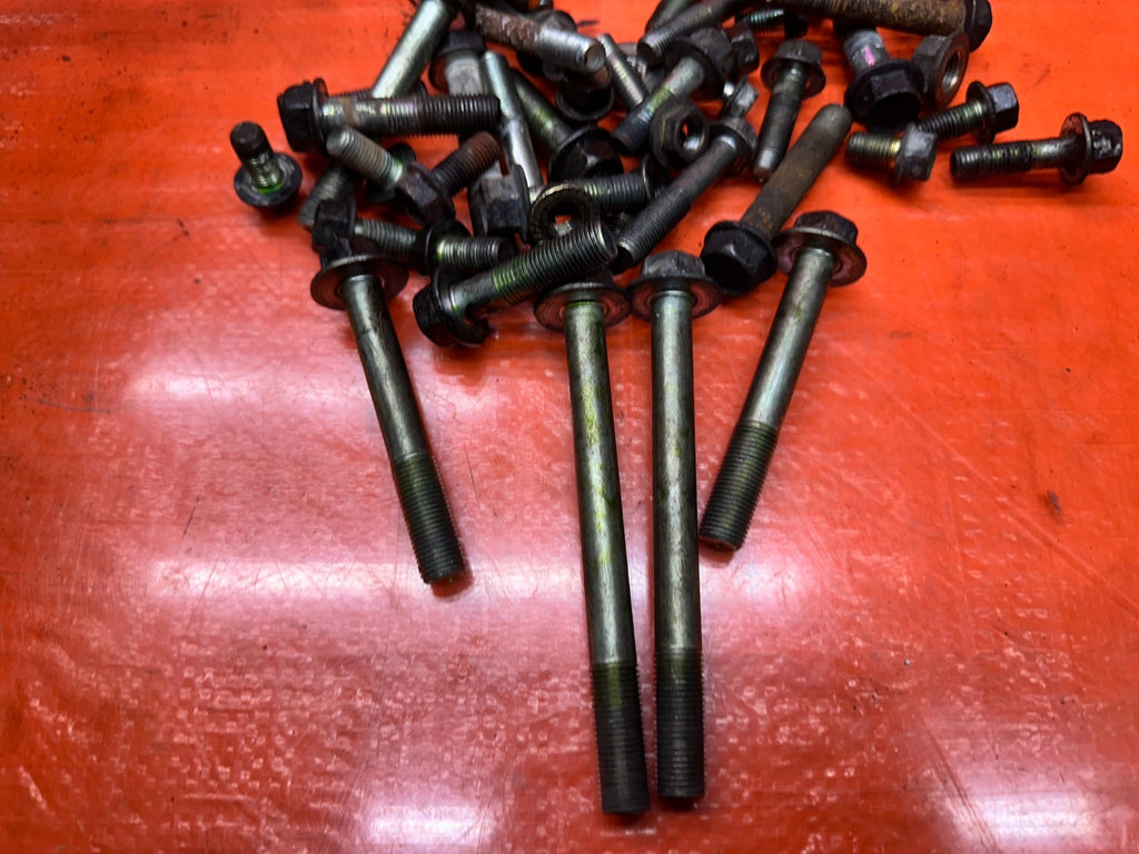 04-08 ACURA TSX 4D 2.4L K24A2 ENGINE MOTOR MOUNTS BRACKETS BOLTS HARDWARE #34210