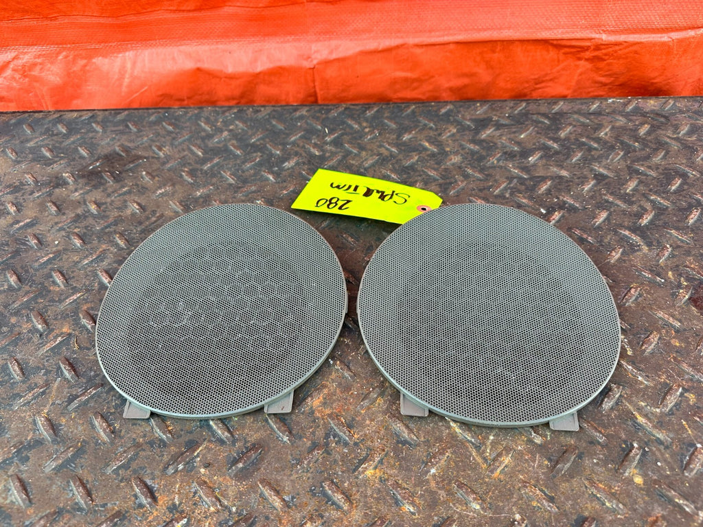 02 06 ACURA RSX   REAR INTERIOR SPEAKER COVER TRIM LEFT & RIGHT   TAN   OEM #2808