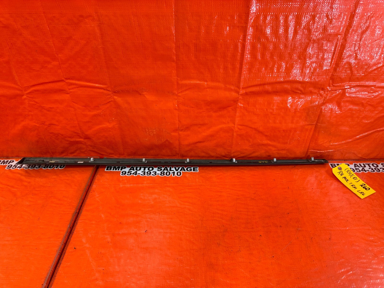 06 11 HONDA CIVIC SI 4D SEDAN   DOOR MOLDING IMPACT STRIP RIGHT FRONT OEM #2606